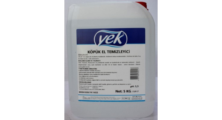 YEK KÖPÜK EL TEMİZLEYİCİ 5 KG